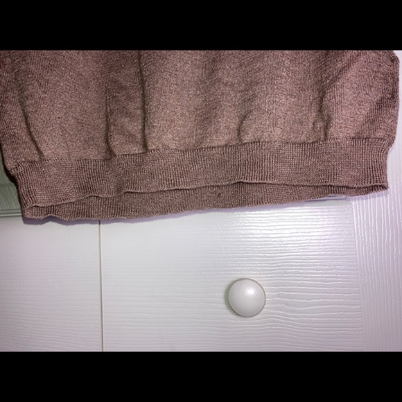 LOFT--EUC LIGHTWEIGHT KNIT HEATHER TOP - Picture 6 of 7